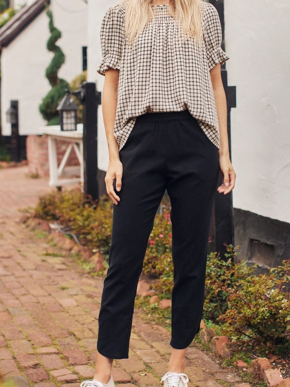 Marine Layer Allison Black Pull On Pants